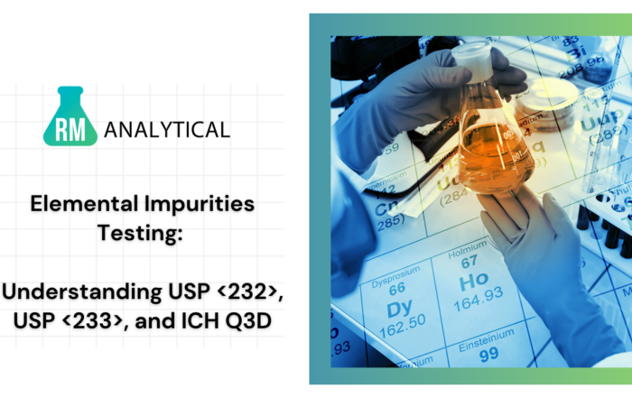 Elemental Impurities Testing: Understanding USP <232>, USP <233>, and ICH Q3D